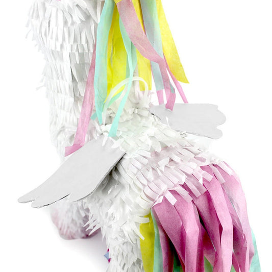 Pinata à tirer - Licorne avec des ailes