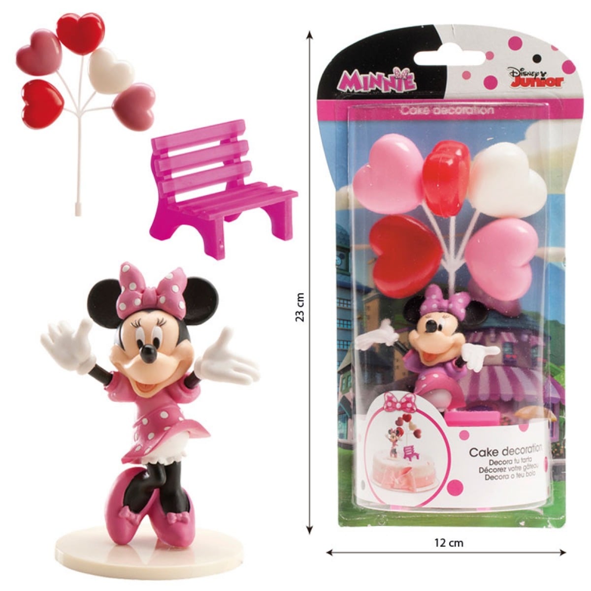 Décoration de gâteau - Minnie (4pcs)