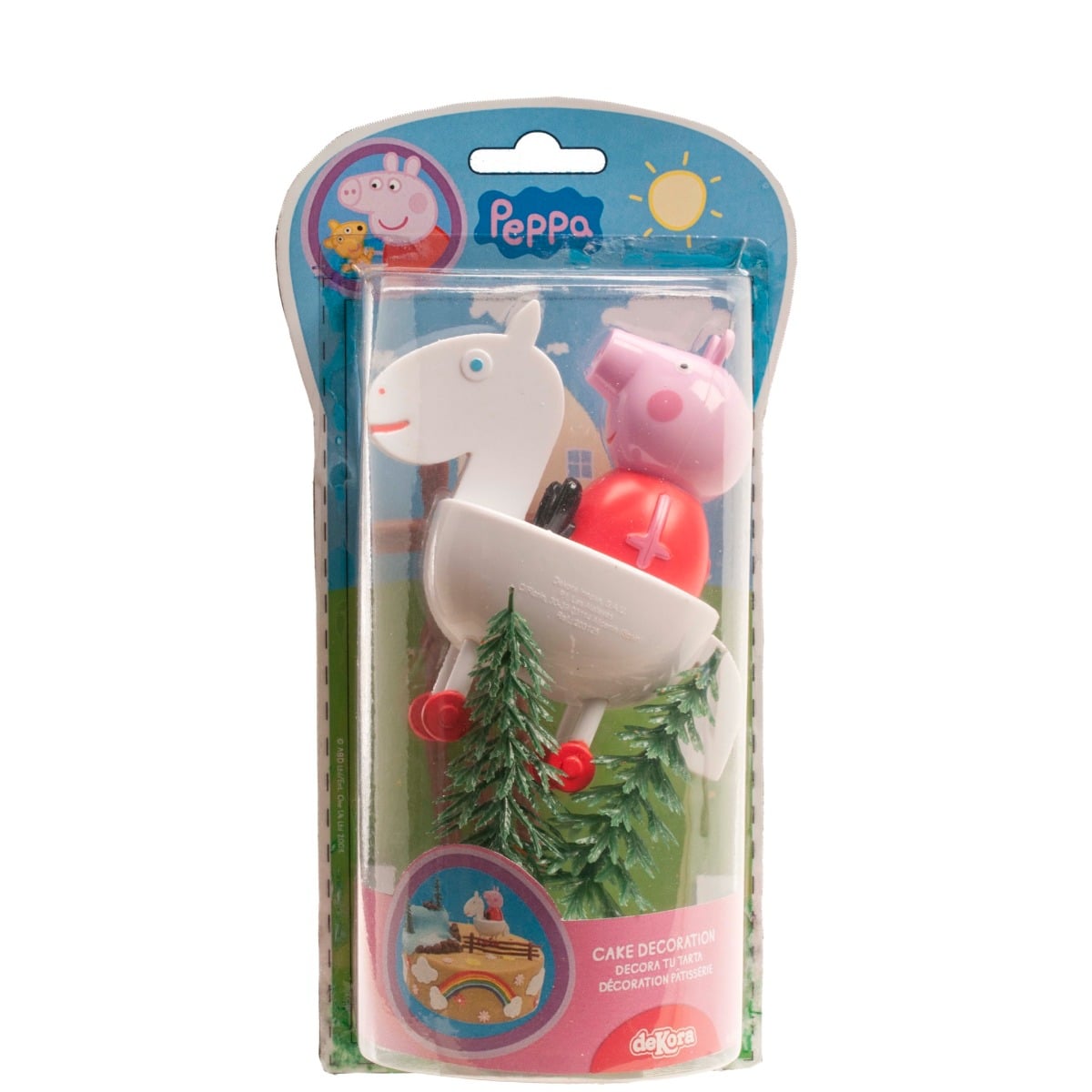 Décoration de gâteau - Kit Peppa Pig Cheval (4pcs)