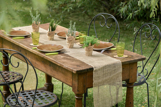 Chemin de table en Jute Naturelle