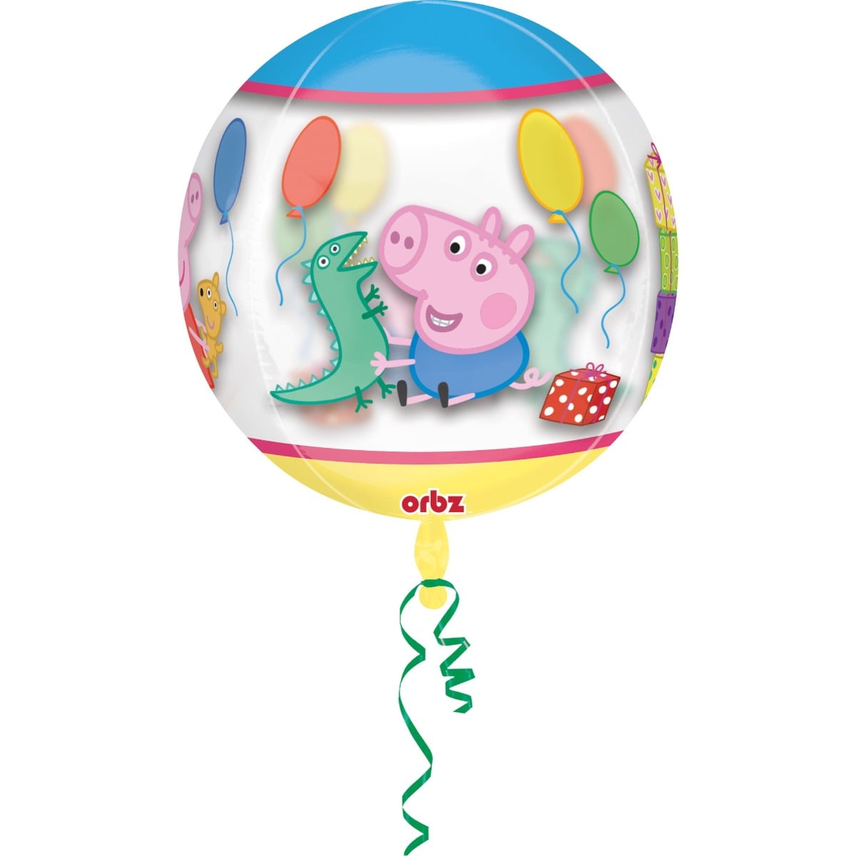 Ballon Alu Orbz - Peppa Pig (40cm)
