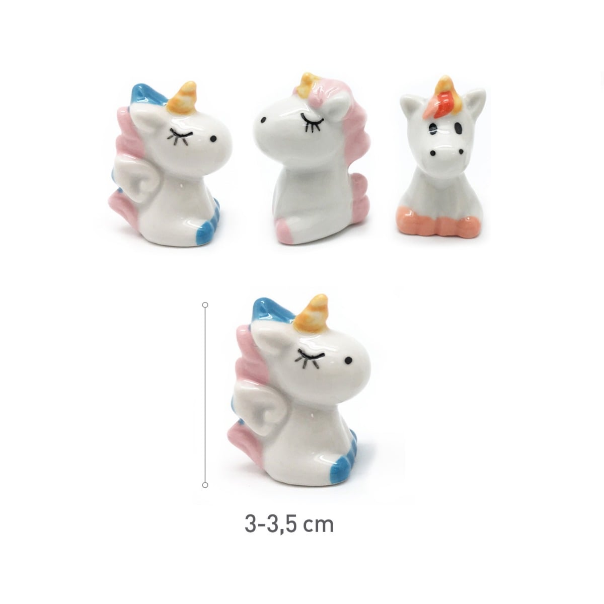 Figurines - Licornes (3pcs)