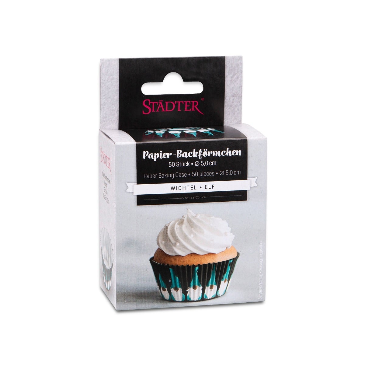 Caissettes à cupcakes en carton - Elfes (50pcs)