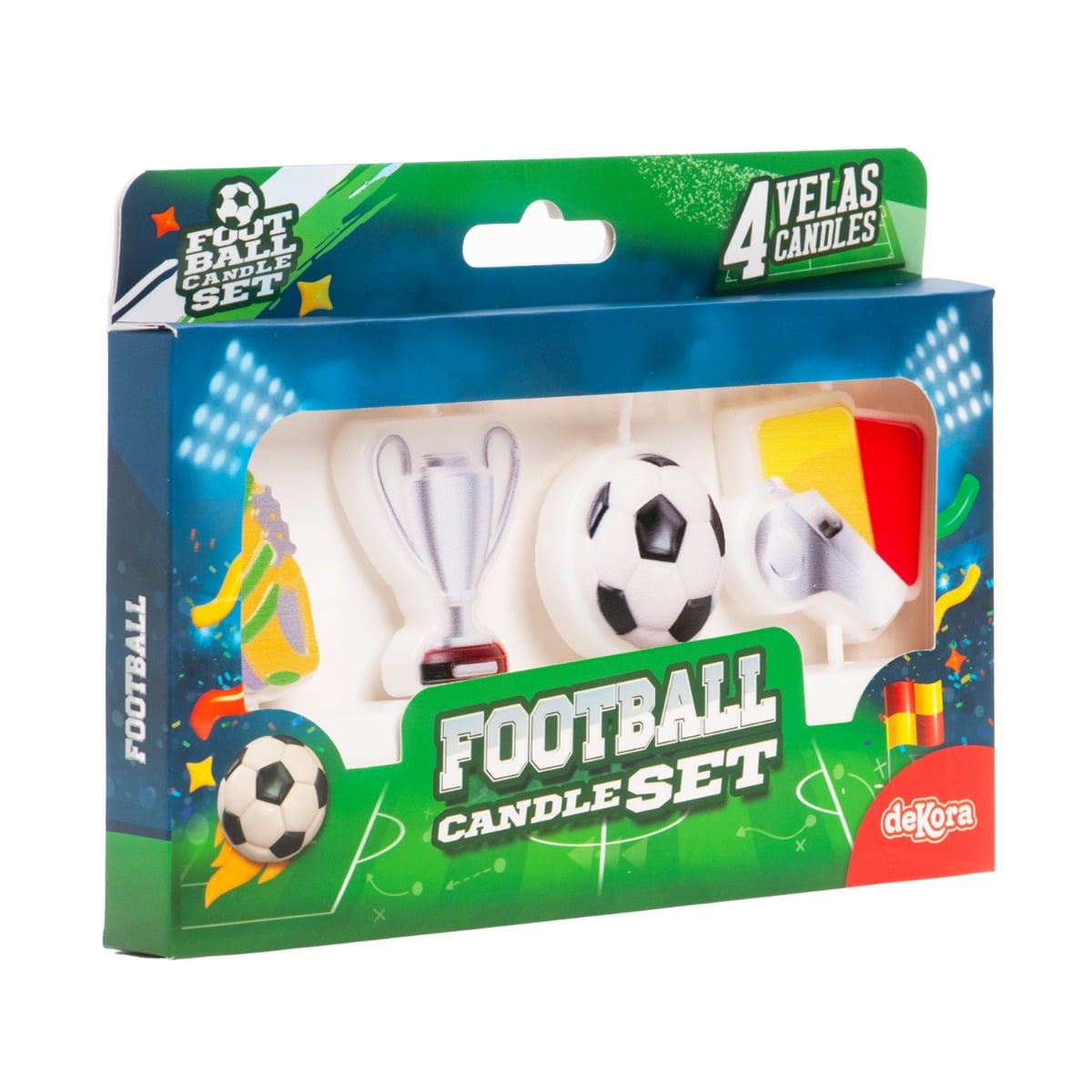 Bougies Football (4pcs)