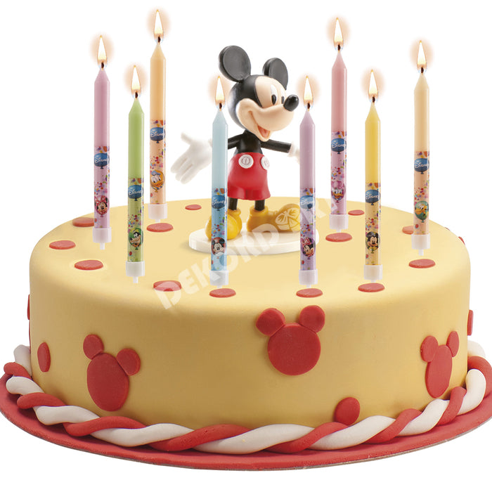 Bougies sur pique Mickey et ses amis (8 pièces)