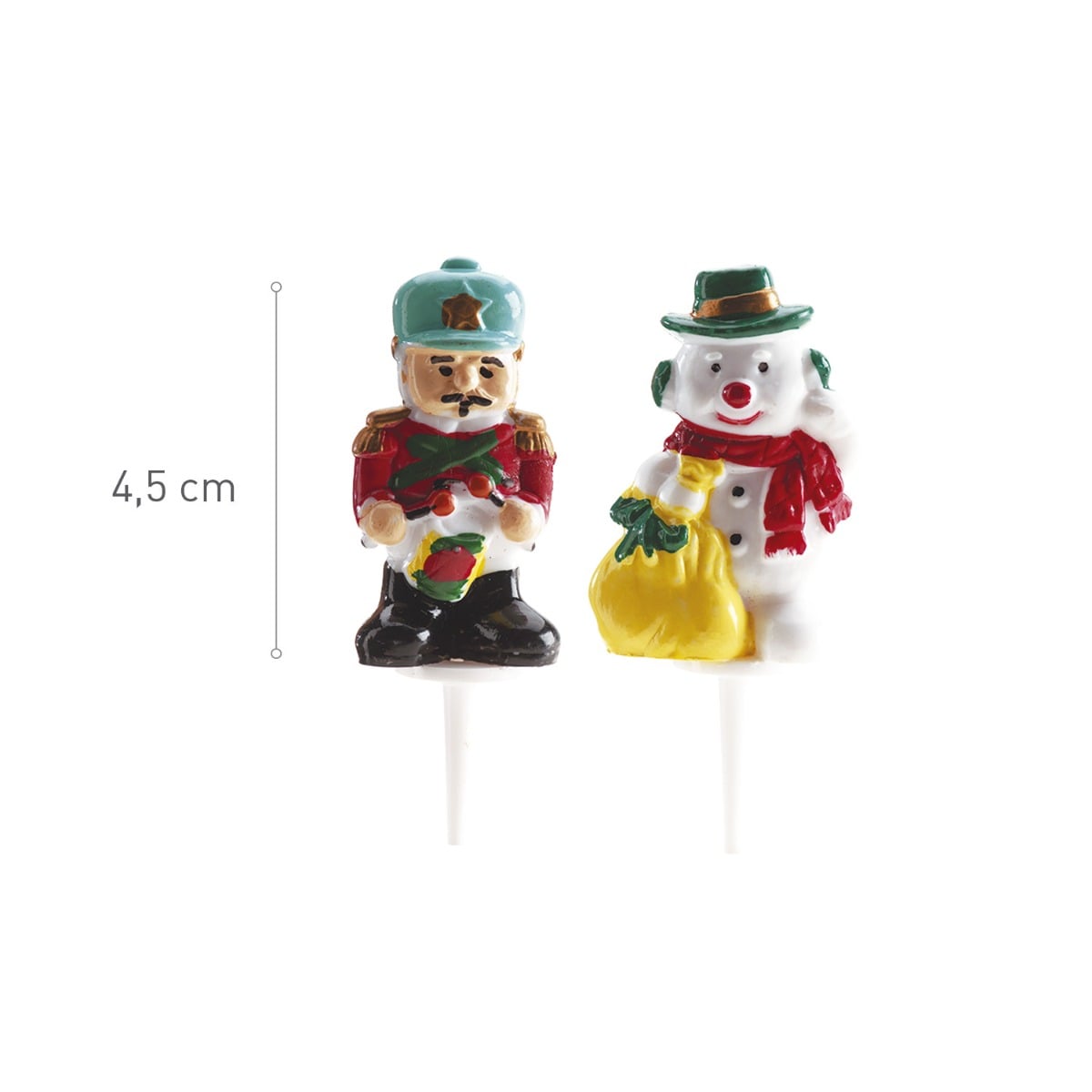 Décorations en plastique - Noël (6pcs)