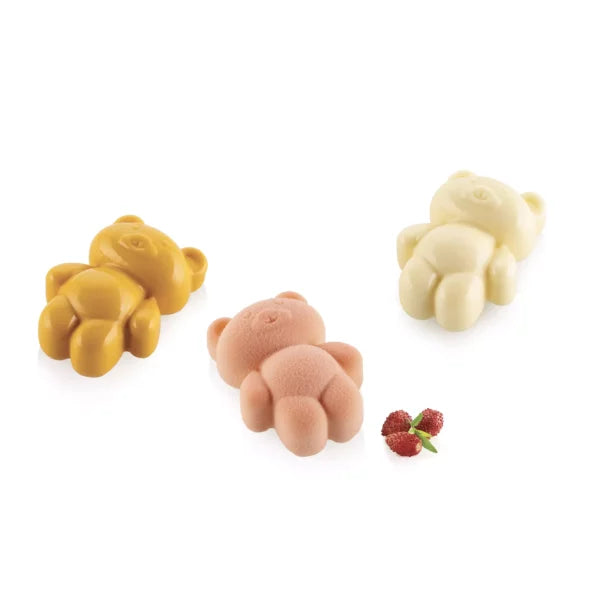 Silikomart Moule Teddy Bear XS 20 en silicone (18 empreintes)