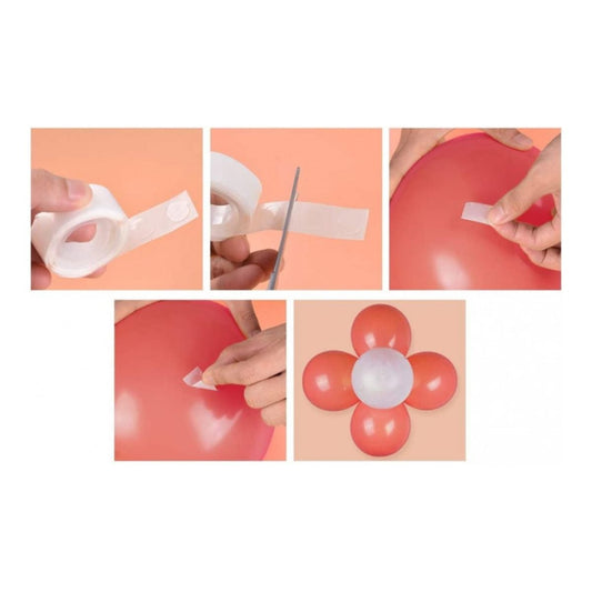 Ruban de points de colle pour ballons (100pcs)
