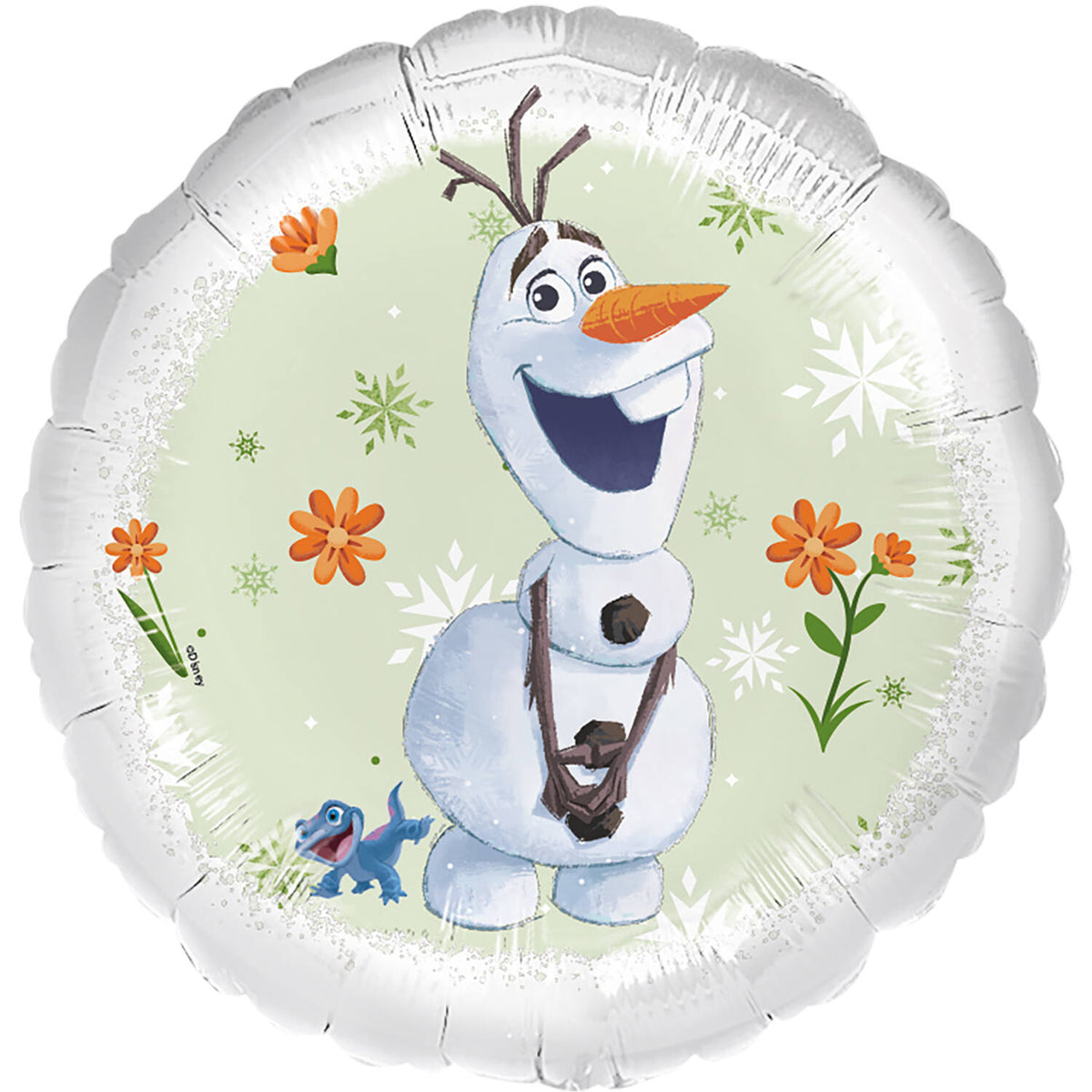 Ballon Alu Olaf et Bruni La Reine des Neiges - 45cm