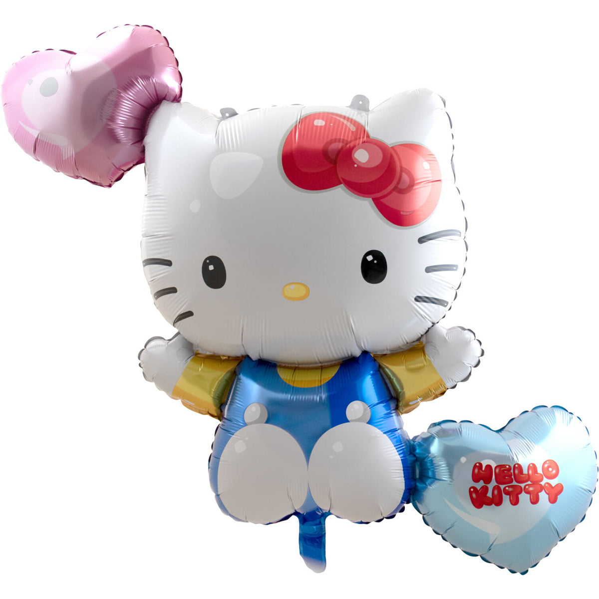Ballon alu Hello Kitty coeurs (85 x 80cm)