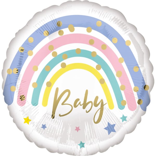 Ballon Alu - Baby Arc-en-Ciel