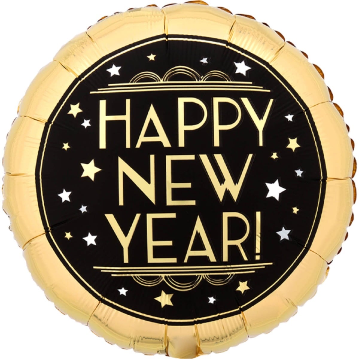Ballon Alu - Happy New Year doré