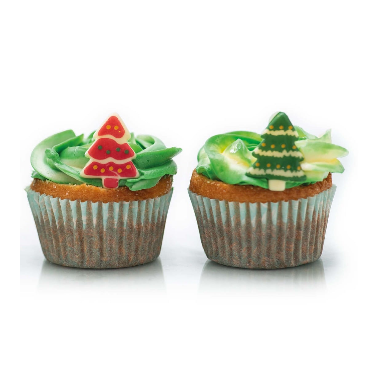 Décorations chocolat - Sapins (6pcs)