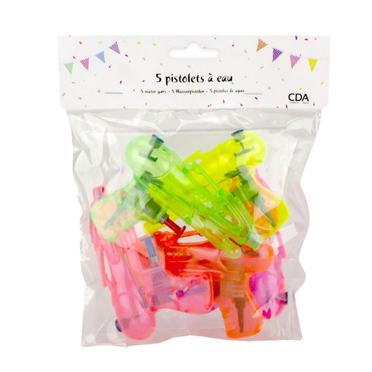 Mini pistolets à eau (5pcs)