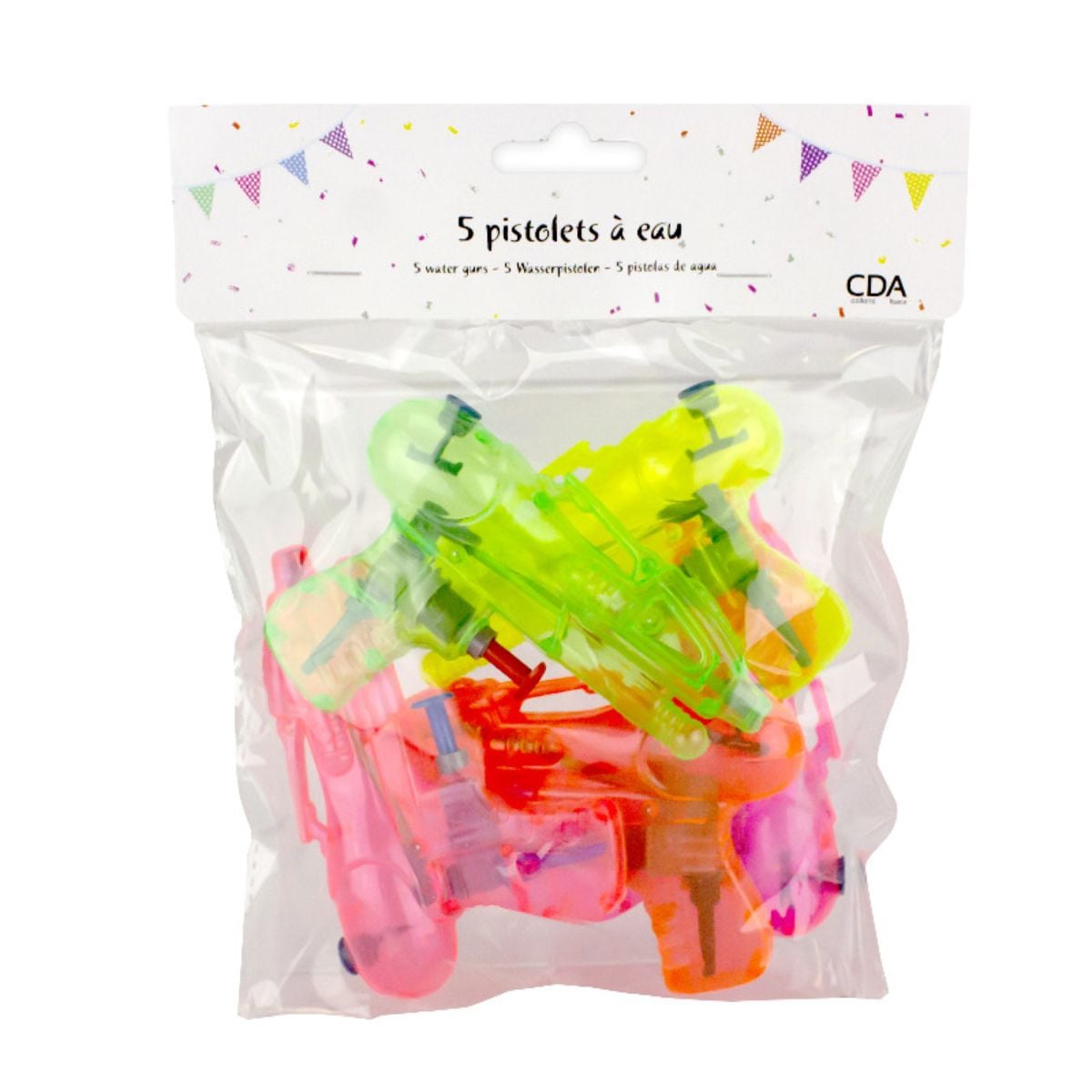 Mini pistolets à eau (5pcs)