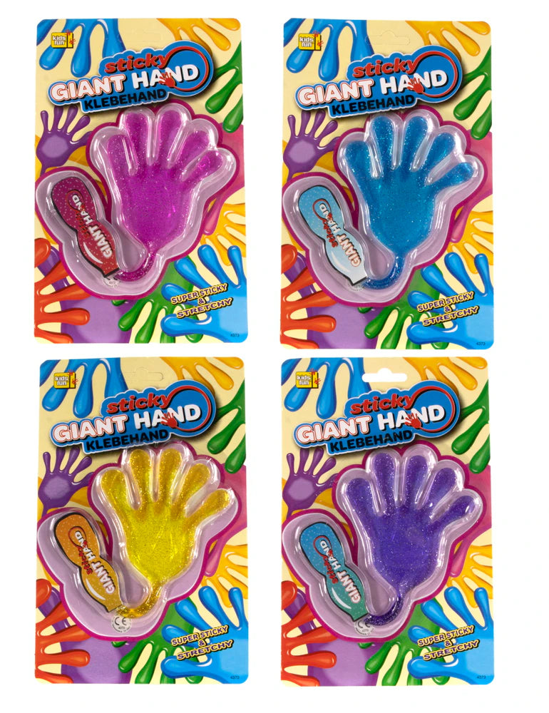 Main collante géante