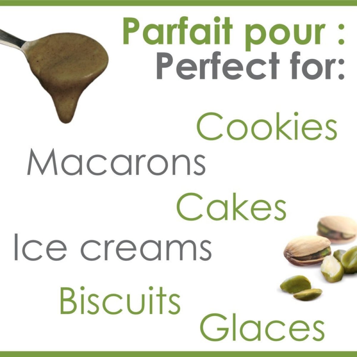 Pâte de praliné pistaches (200g)