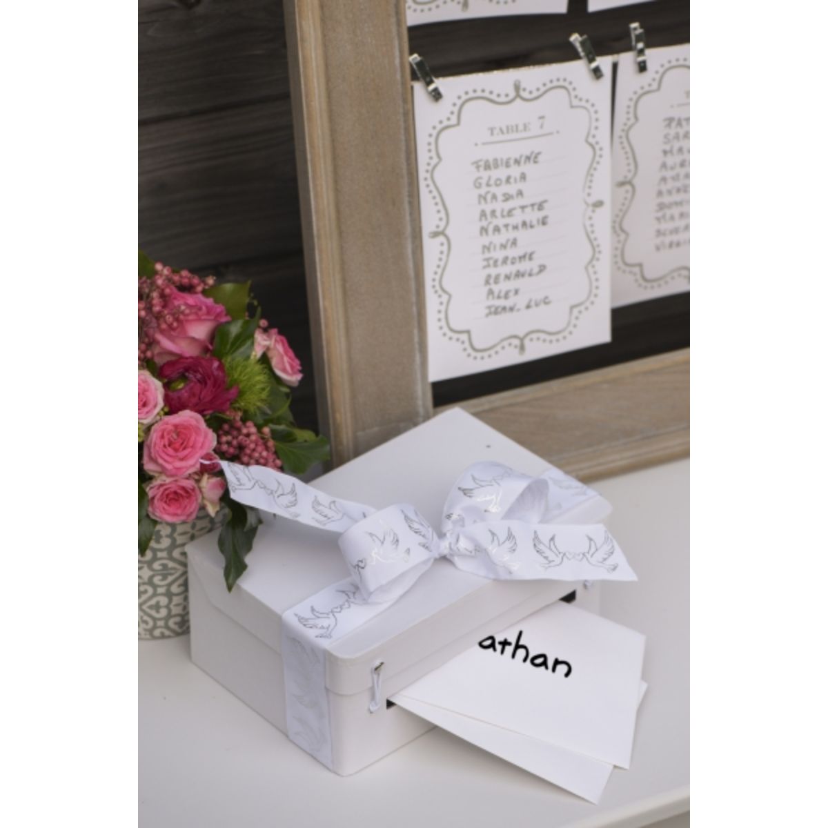 Tirelire Valise - Blanc