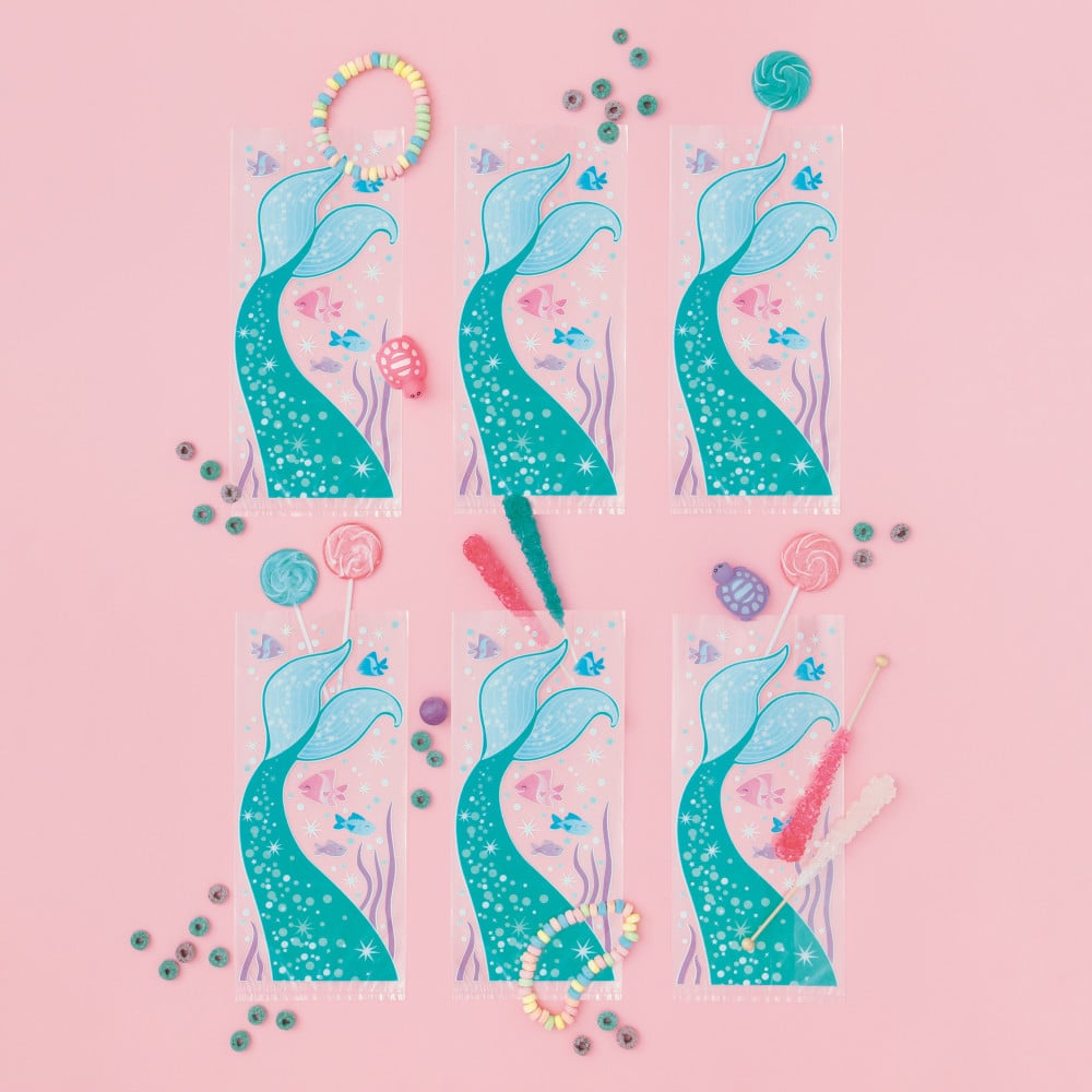 Sachets en Cellophane Sirène (20pcs)