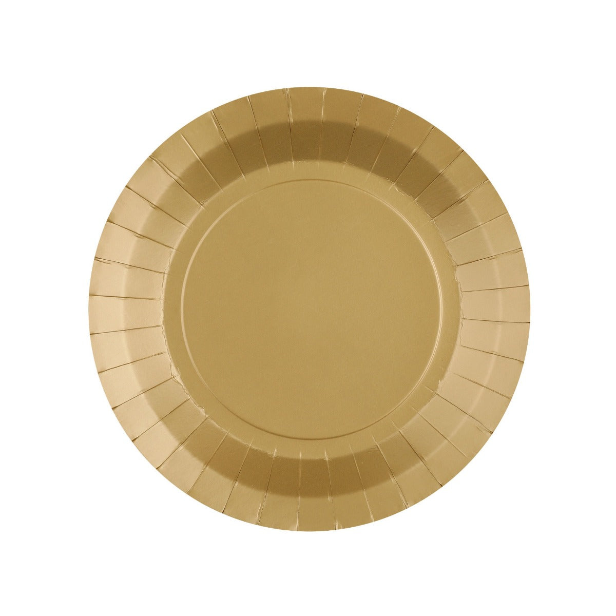 Assiettes unies - 17.5 cm - Or