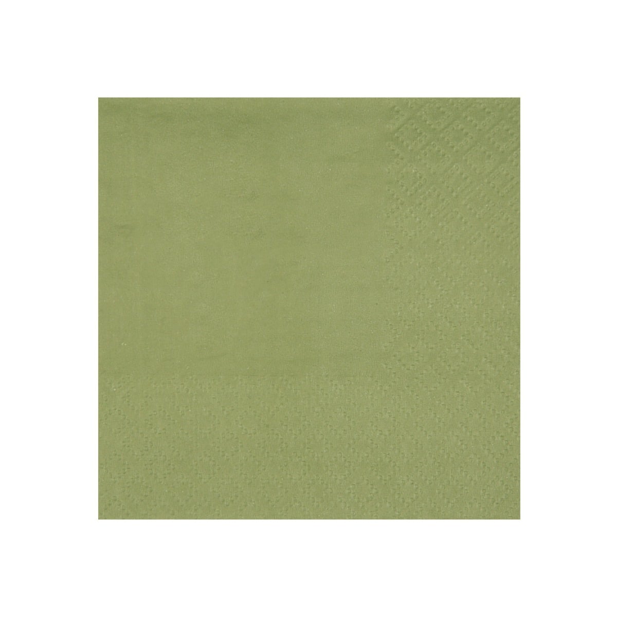 Serviettes Cocktail Airlaid - Olive
