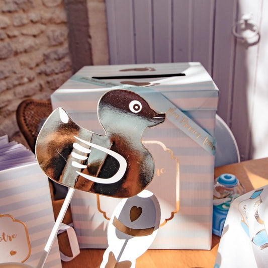 Kit Photo booth Baby Shower - Garçon (11pcs)