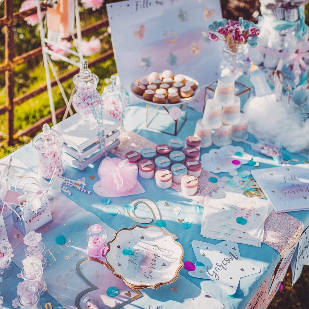 Confettis Gender Reveal Fille ou Garçon (100pcs)