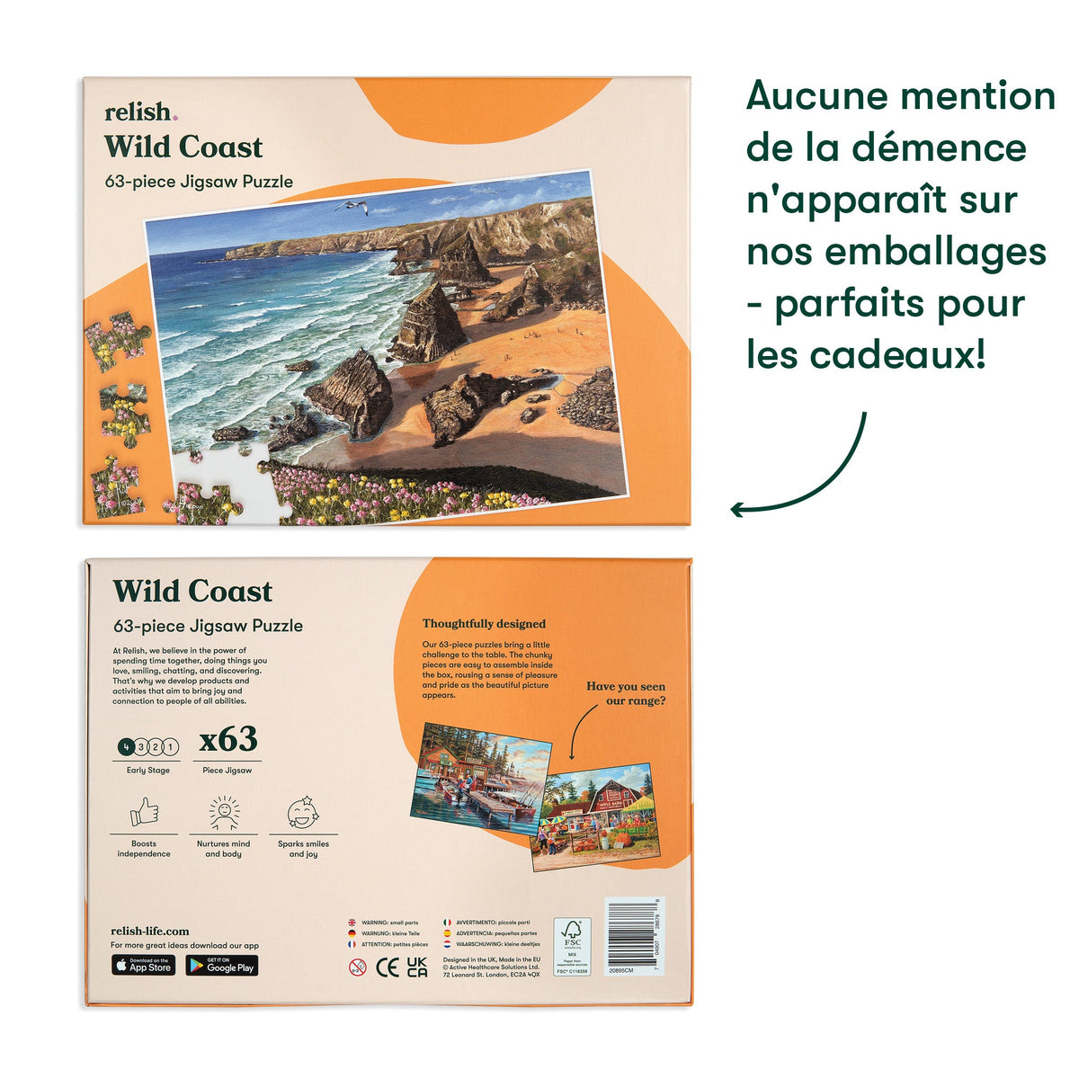 Puzzle 63 pièces - Wild Coast