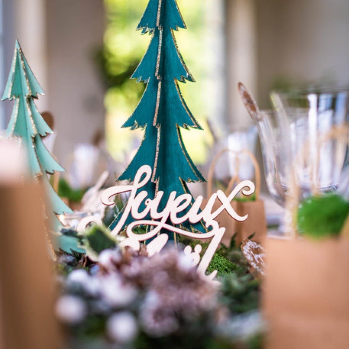 Déco en bois - Joyeux Noël