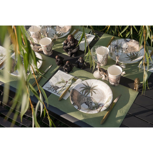 Chemin de table 3en1 - Olive (4.8m)
