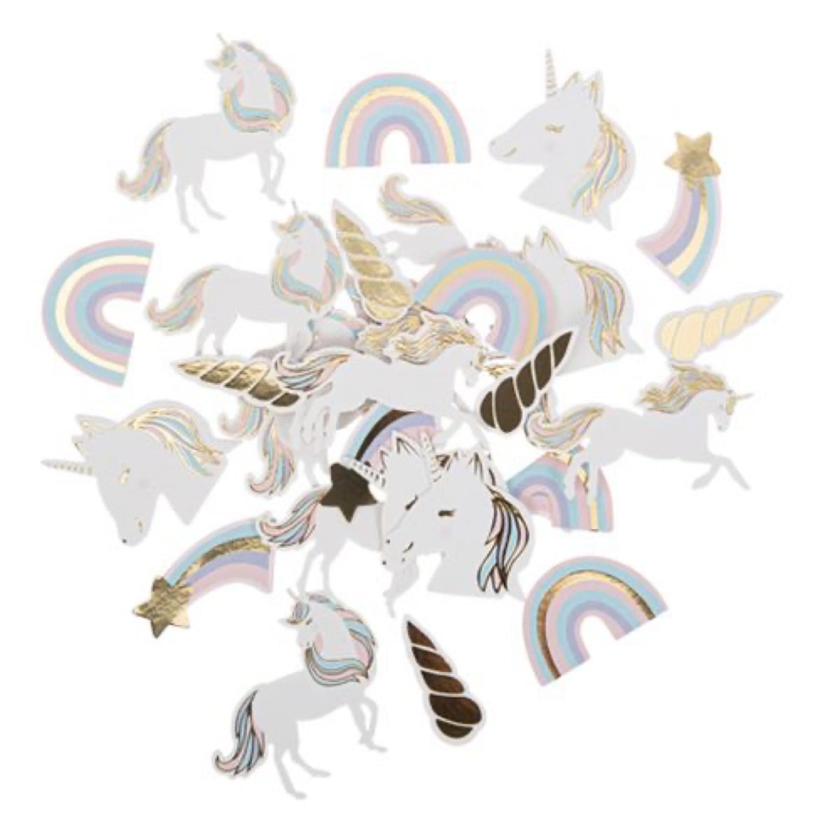 Confettis Licorne Pastel (100pcs)
