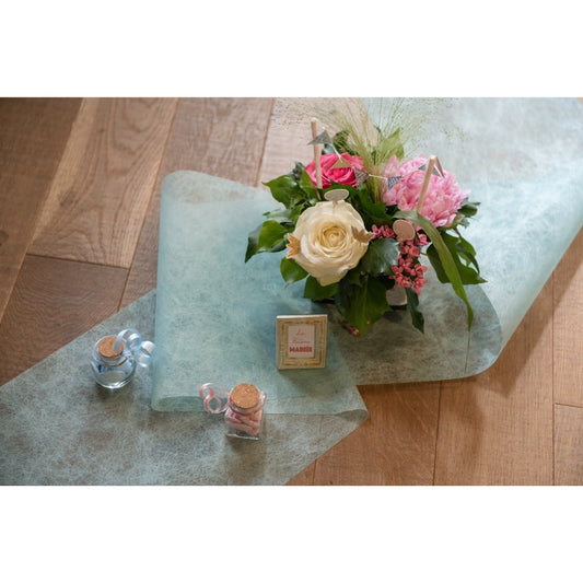 Chemin de table fanon menthe