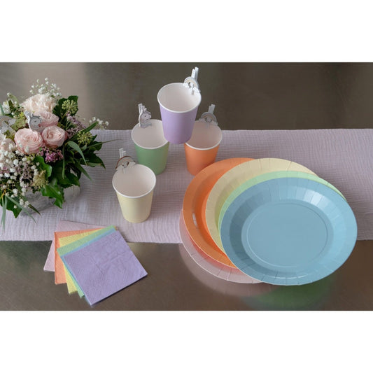Serviettes Cocktail Airlaid - Noir