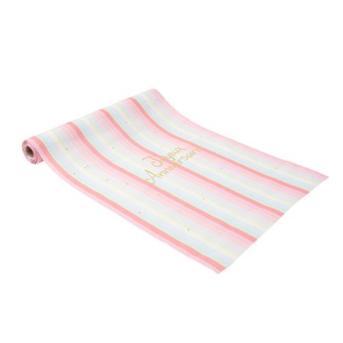 Chemin de table - Joyeux Anniversaire Multicolore (3m)