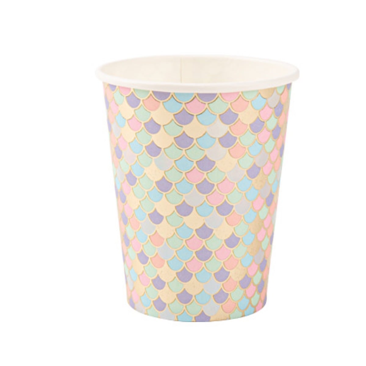 Gobelets Ecailles Iridescent (8pcs)
