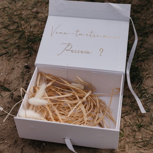 Boîte Cadeau "Veux-tu être mon Parrain?"