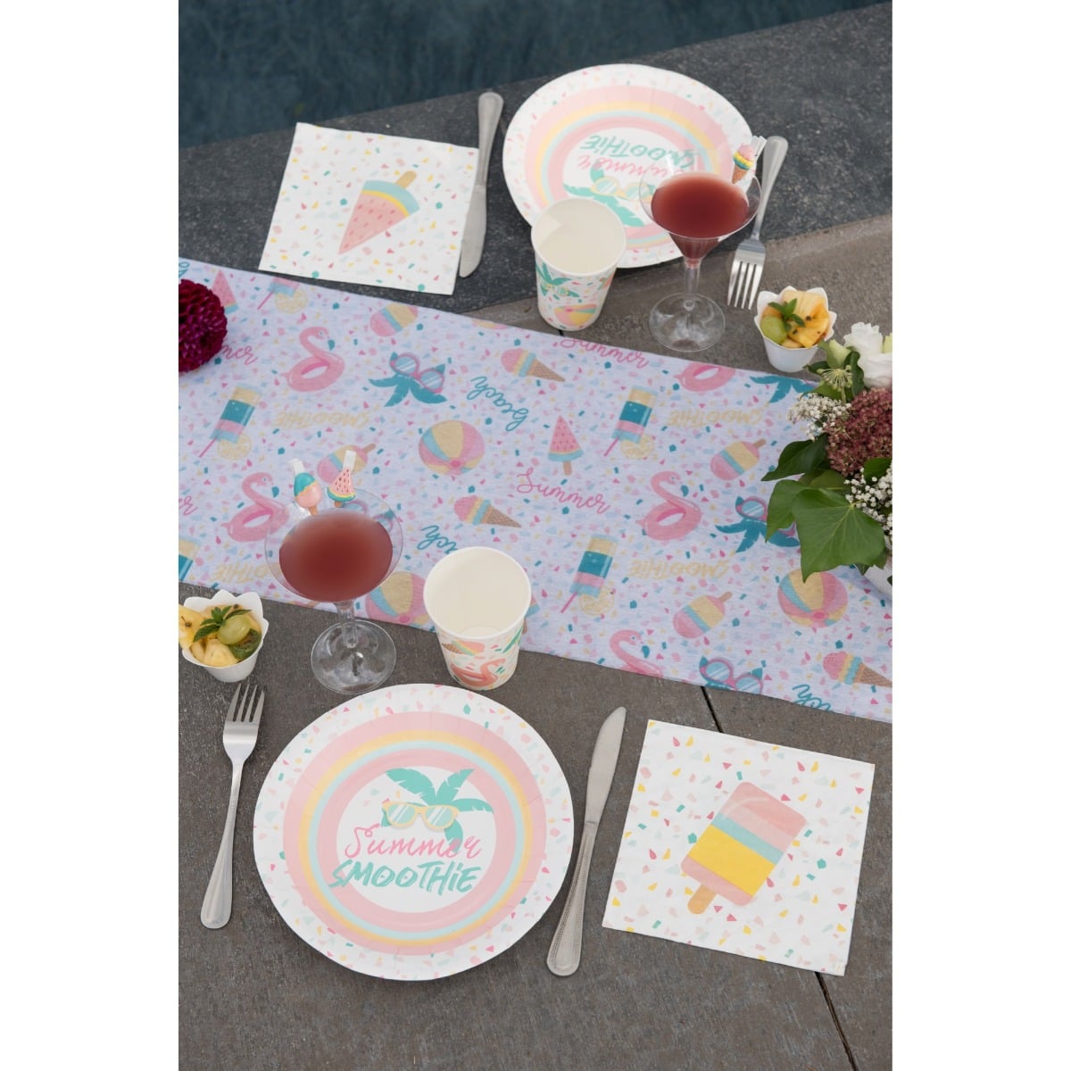 Chemin de table - Summer smoothie (5m)