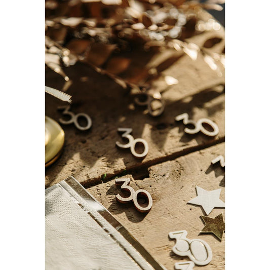 Décorations 30 en bois