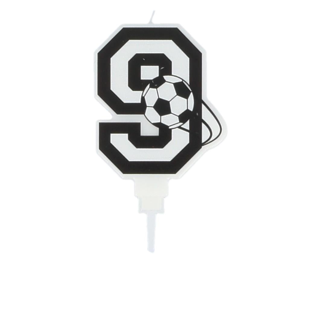 Bougie Chiffre Football - 9