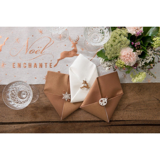 Serviettes Rose gold Airlaid 40x40cm (25pcs)