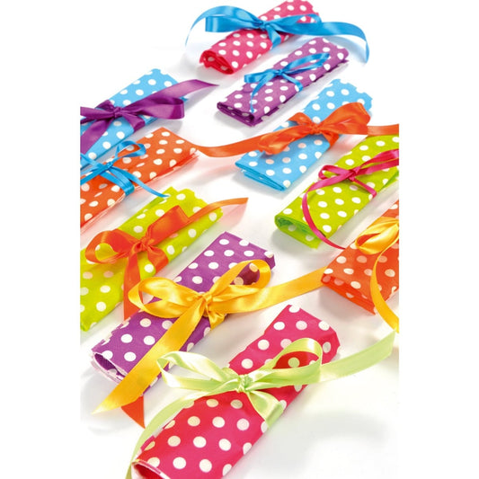 Ruban satin - Vert fluo (25m)