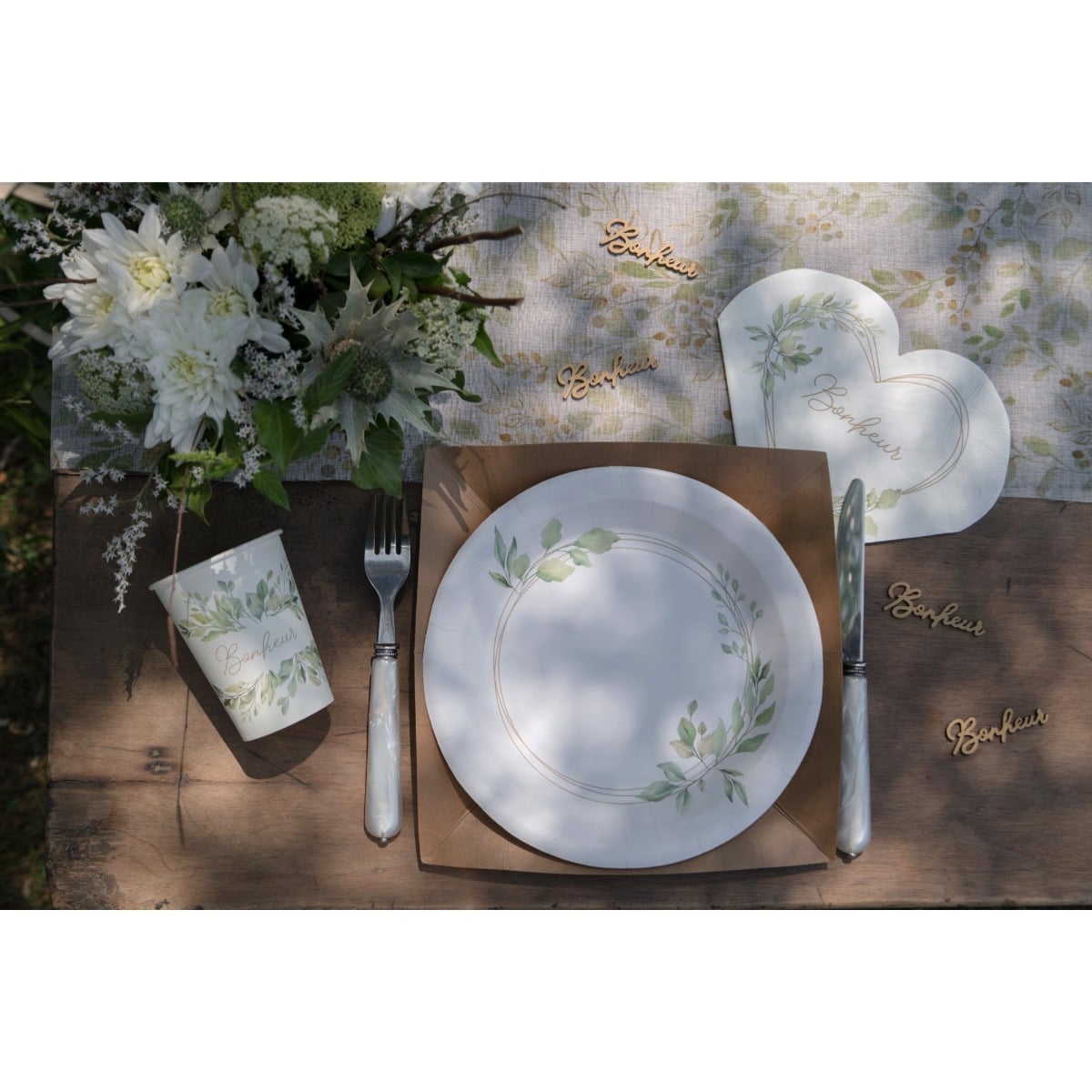 Assiettes - Bonheur (10pcs)