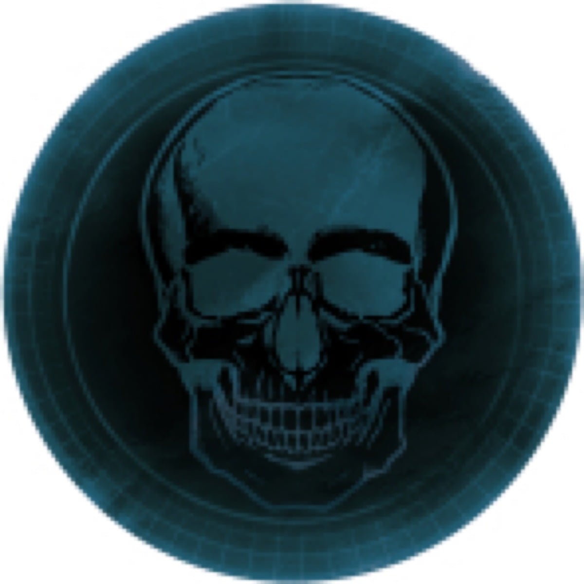 Assiette Tête de mort (8pcs)