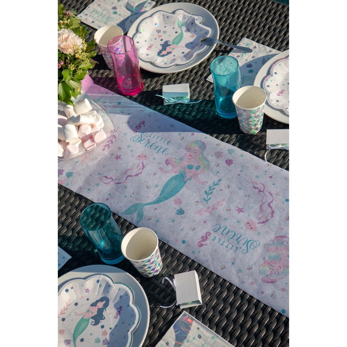 Chemin de table Sirène