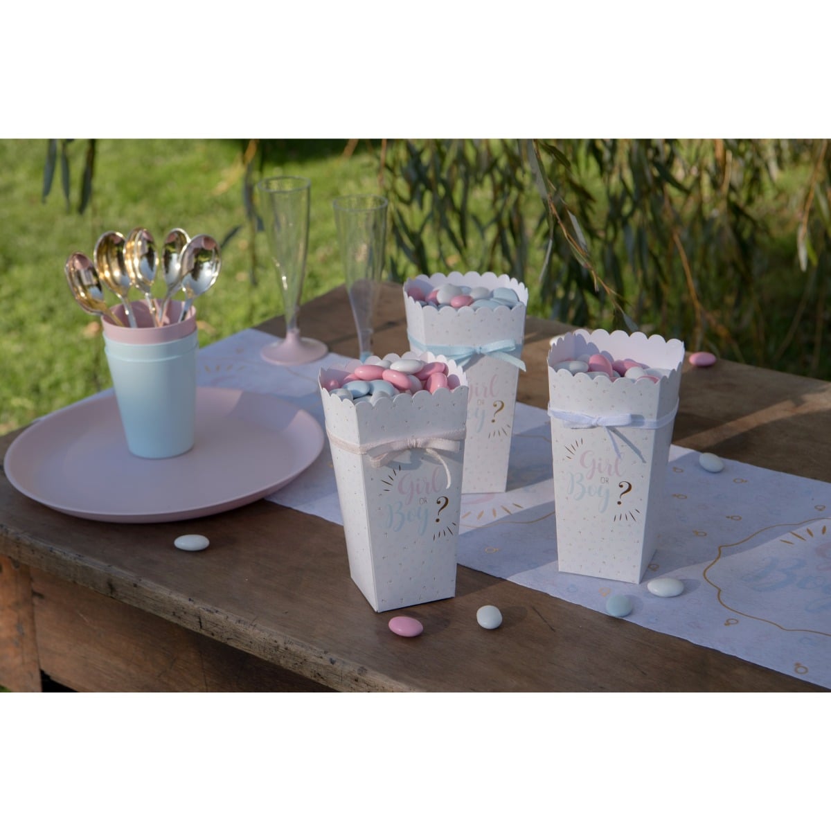 Boite à popcorn - Girl or Boy (8pcs)