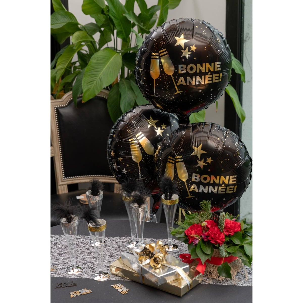 Ballon alu - Bonne Année