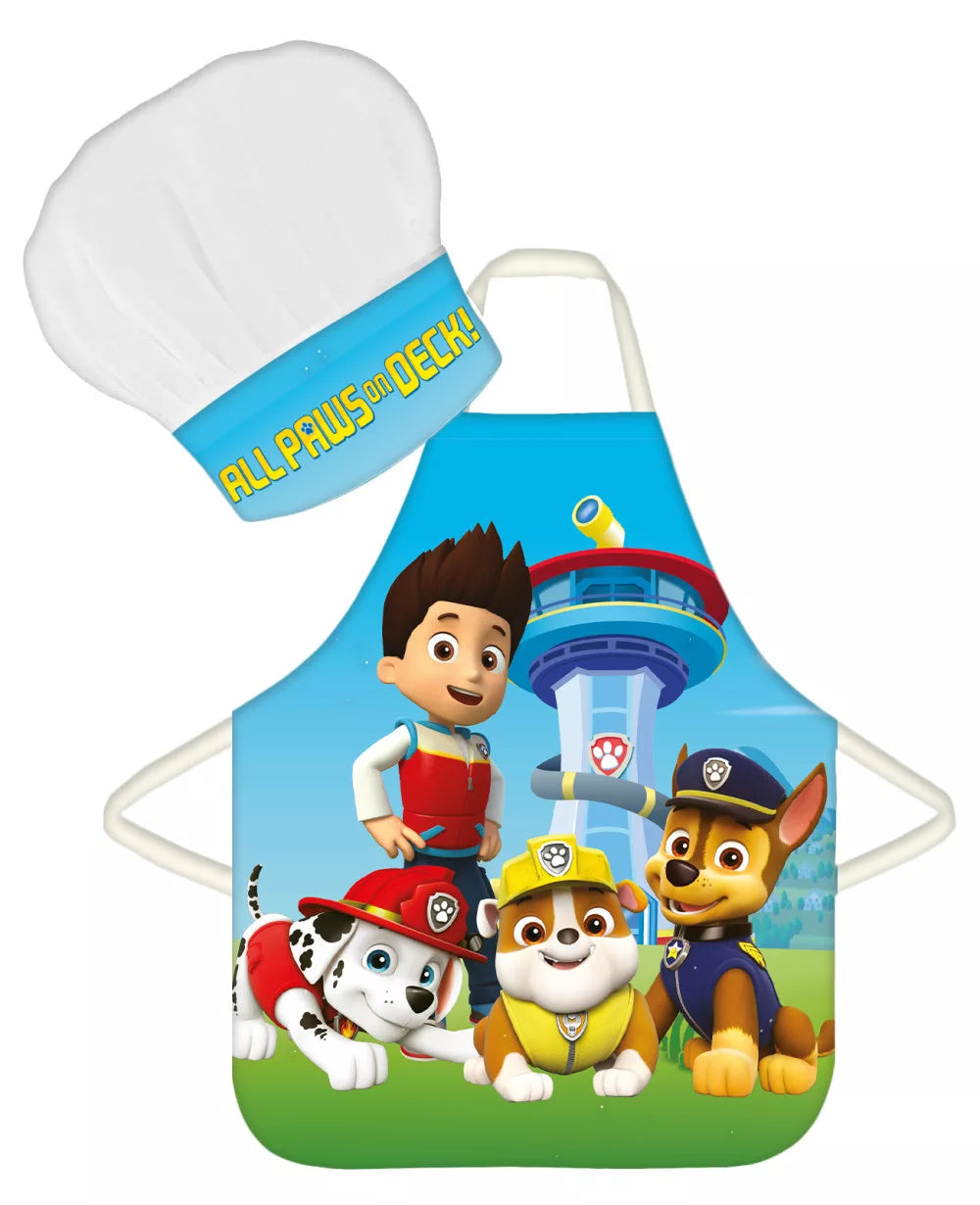 Set tablier enfant Pat'Patrouille Paws on Deck (2 pièces)