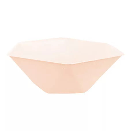 Assiettes creuses hexagonales pêche (15,8 cm, 6 pièces)