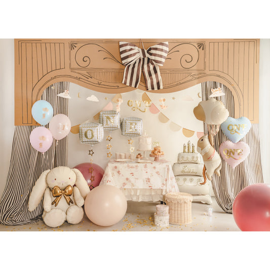 Ballon en Alu - Coeur ''One'' Rose