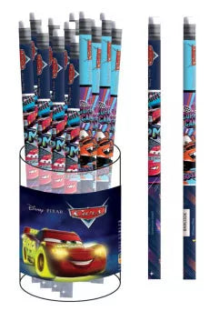Crayon à papier HB avec gomme Cars RPM